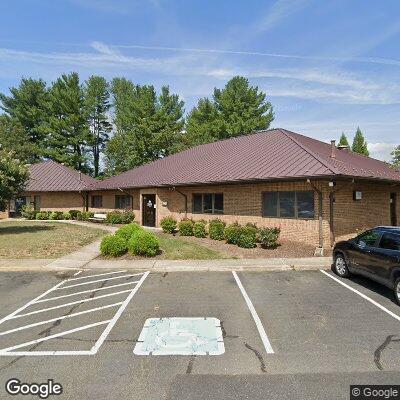 Thumbnail image of the front of a dentist office practice with the name Rappahannock Orthodontics which is located in Fredericksburg, VA