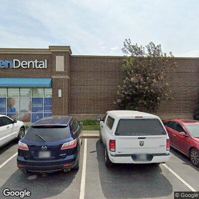 Thumbnail image of the front of a dentist office practice with the name Aspen Dental which is located in Avon, IN