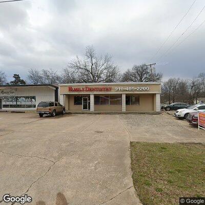 Thumbnail image of the front of a dentist office practice with the name Family Dentistry which is located in Wagoner, OK