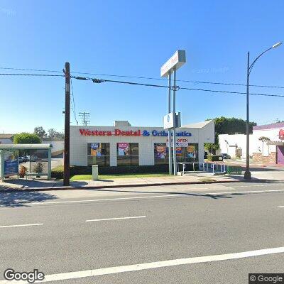 Thumbnail image of the front of a dentist office practice with the name Western Dental which is located in Burbank, CA