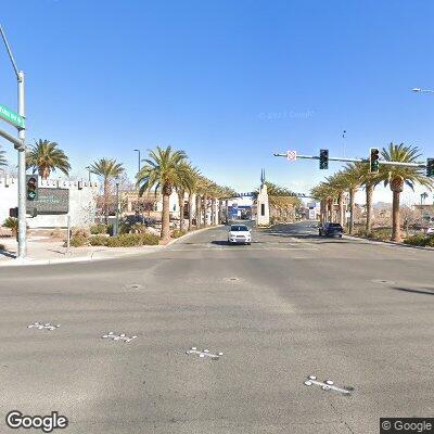 Thumbnail image of the front of a dentist office practice with the name Denture & Implant Center which is located in Boulder City, NV