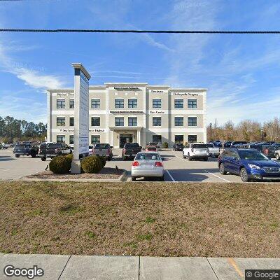 Thumbnail image of the front of a dentist office practice with the name Seaside Dentistry which is located in Cedar Point, NC