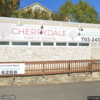 Thumbnail image of the front of a dentist office practice with the name Cherrydale Family Dental which is located in Arlington, VA