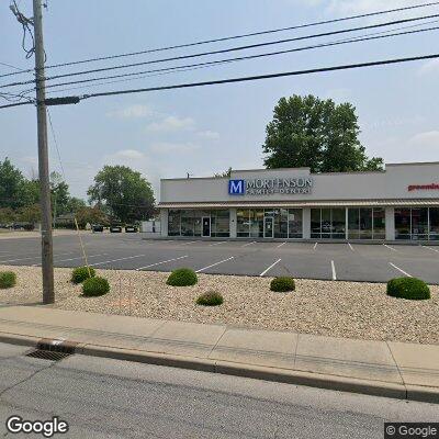 Thumbnail image of the front of a dentist office practice with the name Mortenson Family Dental which is located in Seymour, IN