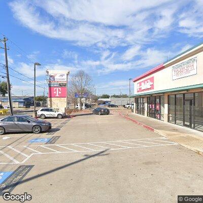 Thumbnail image of the front of a dentist office practice with the name Gulf Coast Dental which is located in Houston, TX