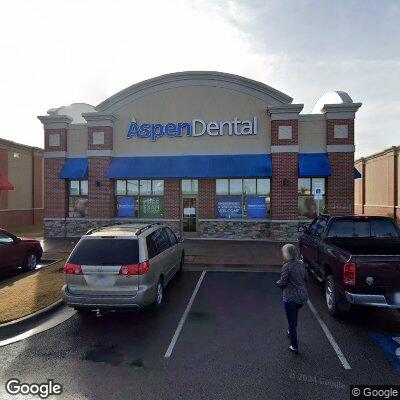 Thumbnail image of the front of a dentist office practice with the name Aspen Dental which is located in Conway, AR