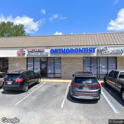 Thumbnail image of the front of a dentist office practice with the name Dentistry for Children which is located in Wetumpka, AL