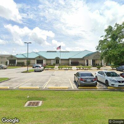 Thumbnail image of the front of a dentist office practice with the name St. Charles Community Health Center which is located in Luling, LA