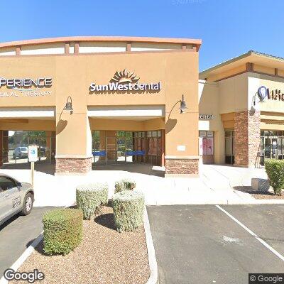 Thumbnail image of the front of a dentist office practice with the name Sunwest Dental which is located in San Tan Valley, AZ