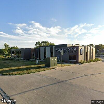 Thumbnail image of the front of a dentist office practice with the name Cedar Valley Orthodontics which is located in Cedar Falls, IA