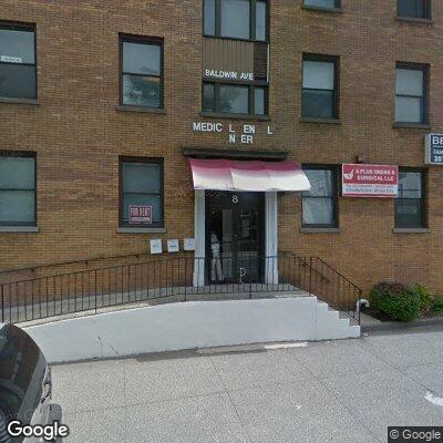 Thumbnail image of the front of a dentist office practice with the name Beacon Family Dental which is located in Jersey City, NJ